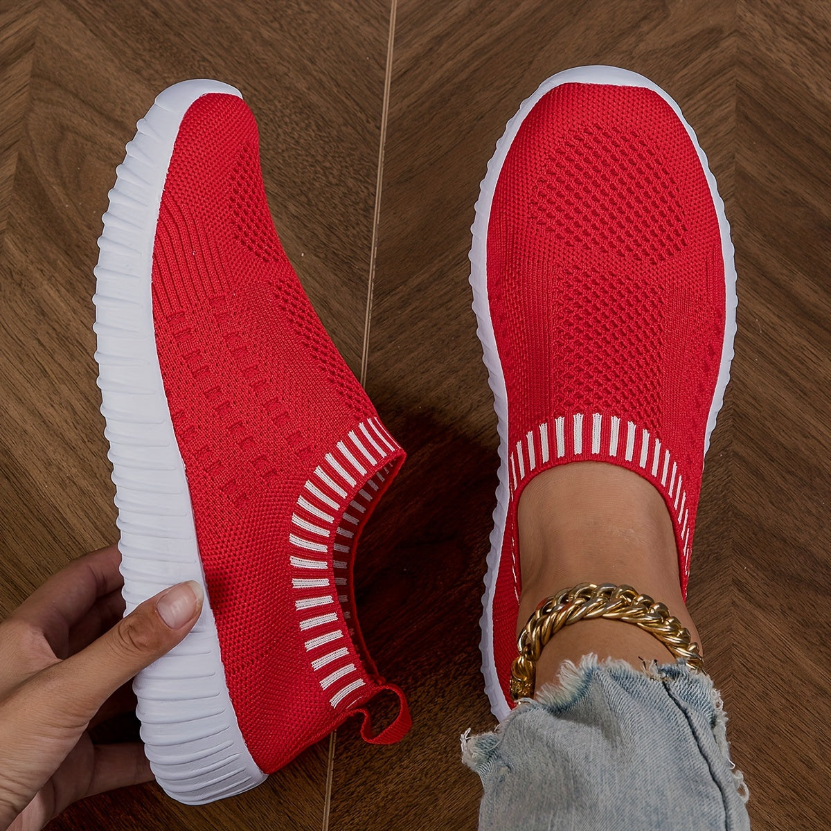 Zapatillas de calcetín ultraligeras antideslizantes