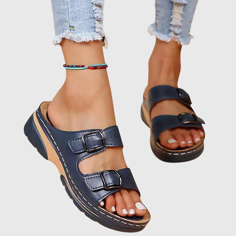 Diora™ | Sandalias ortopédicas de cuero