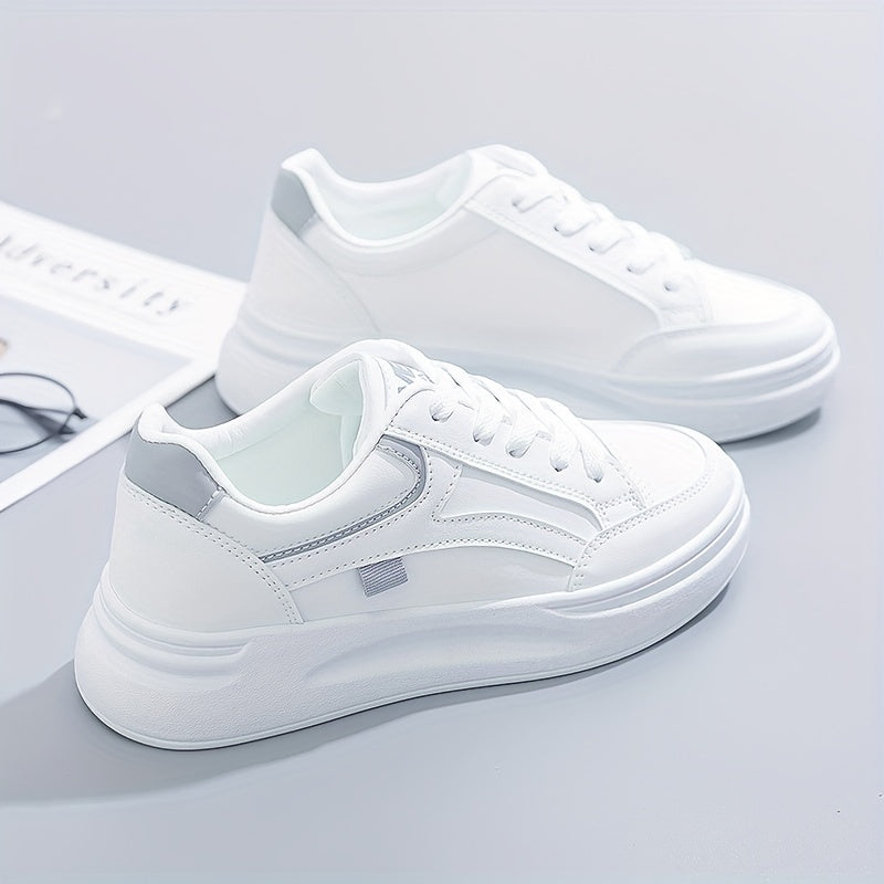 Zapatillas blancas chic confort ligero