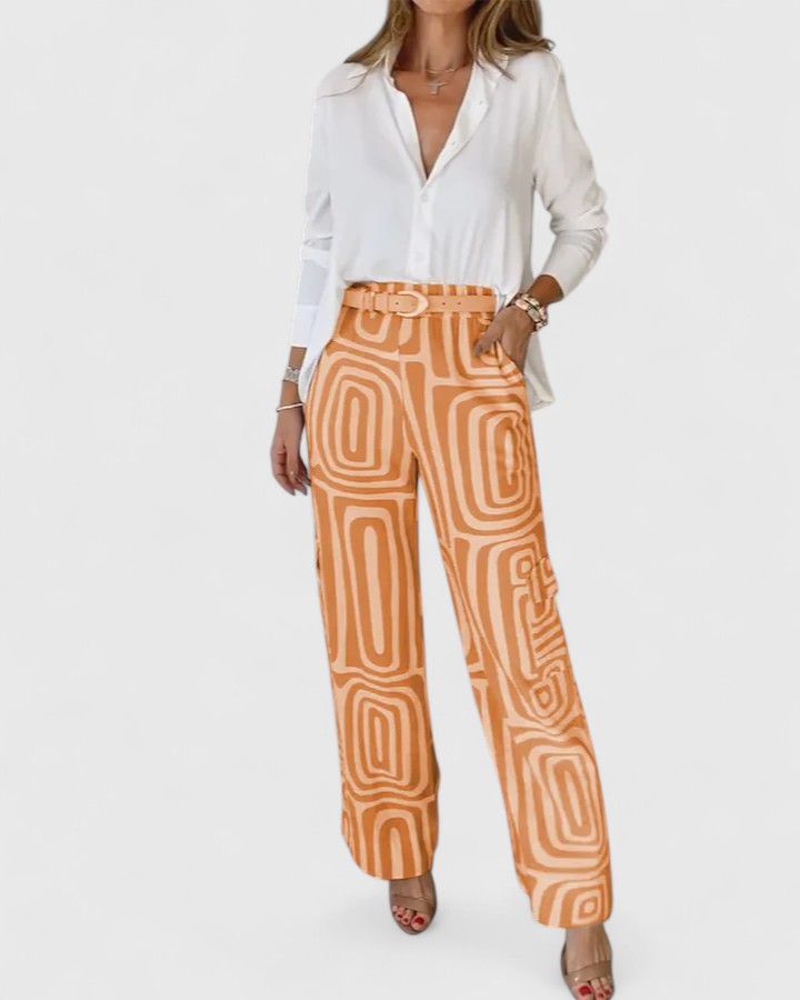 Kira | Conjunto Elegante de Dos Piezas (INCLUYENDO UN CINTURÓN GRATIS)
