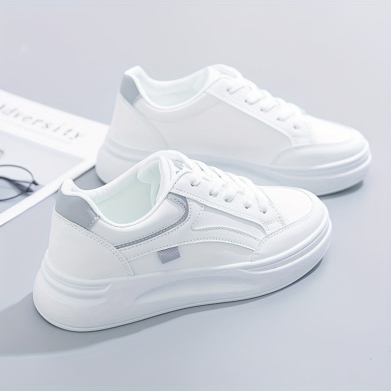 Zapatillas blancas chic confort ligero