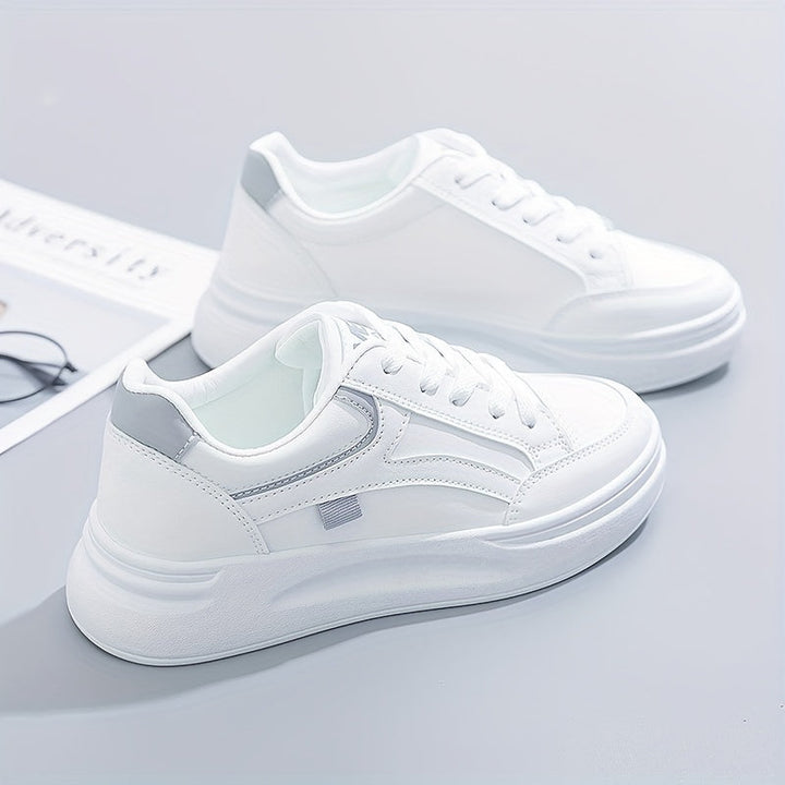 Zapatillas blancas chic confort ligero