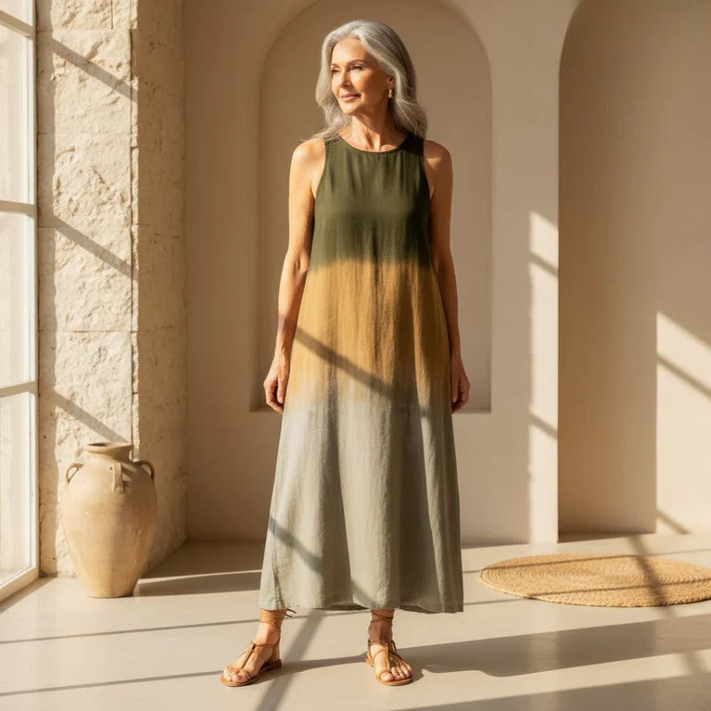 Heather - Vestido Casual con Degradado