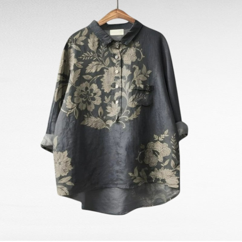 Natalia - Blusa elegante vintage