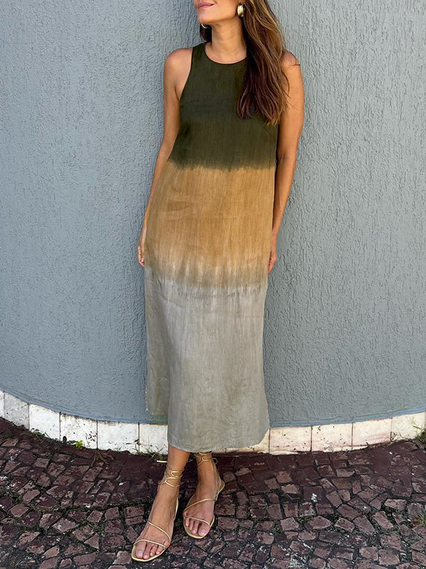 Heather - Vestido Casual con Degradado
