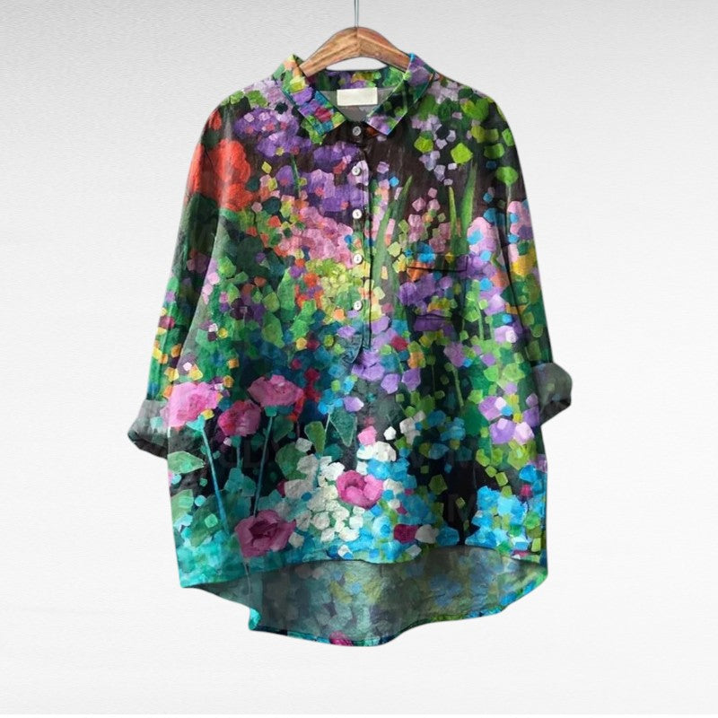 Adriana - Blusa elegante vintage