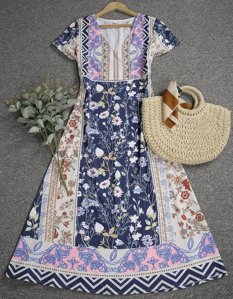 Indira - Vestido Impreso Boho