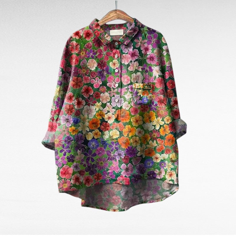 Adriana - Blusa elegante vintage