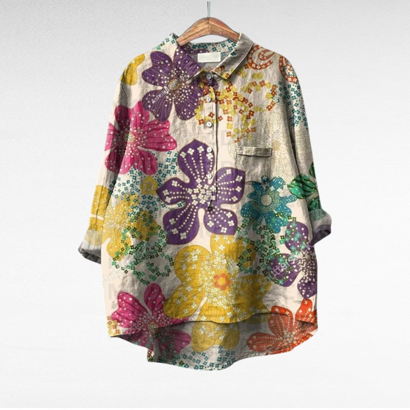 Adriana - Blusa elegante vintage