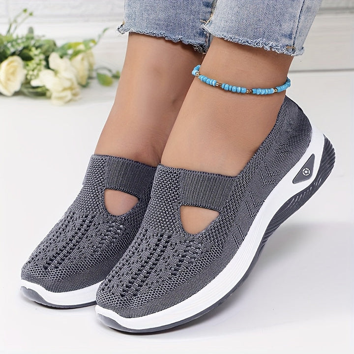 Zapatillas fáciles de poner, confort estable