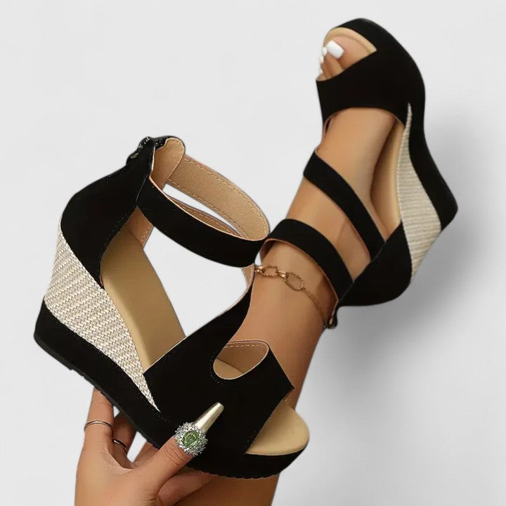 Zynavielle | Sandalias de cuña ortopédicas