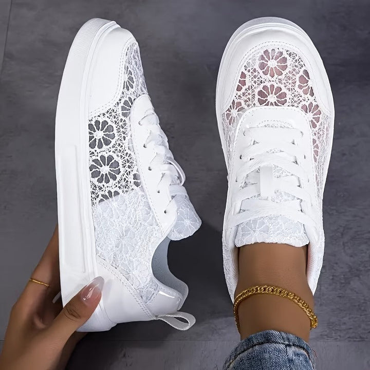 Valentina | Zapatillas de Encaje Floral