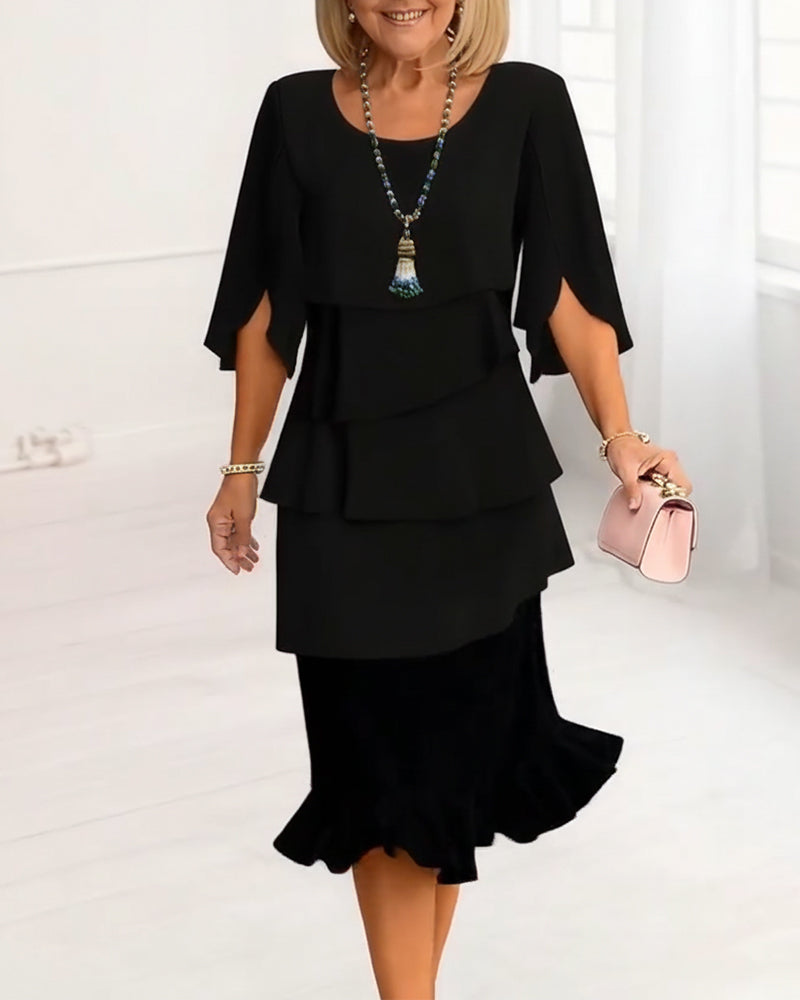 Mila | Vestido Elegante y Confortable con Volantes