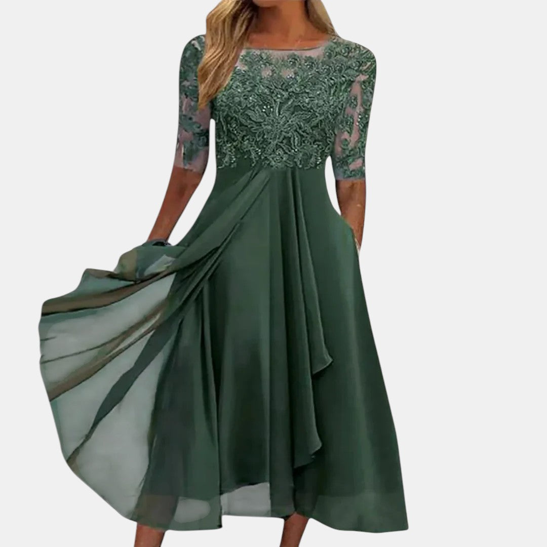 Seraphina - Vestido de Elegancia de Encaje