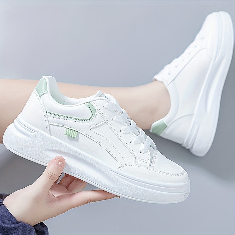 Zapatillas blancas chic confort ligero