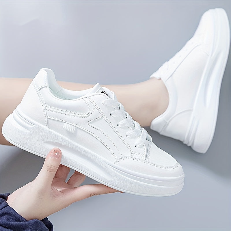Zapatillas blancas chic confort ligero