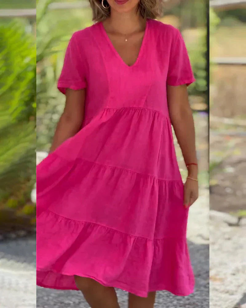 Bexley - Vestido Casual de Verano con Escote en V