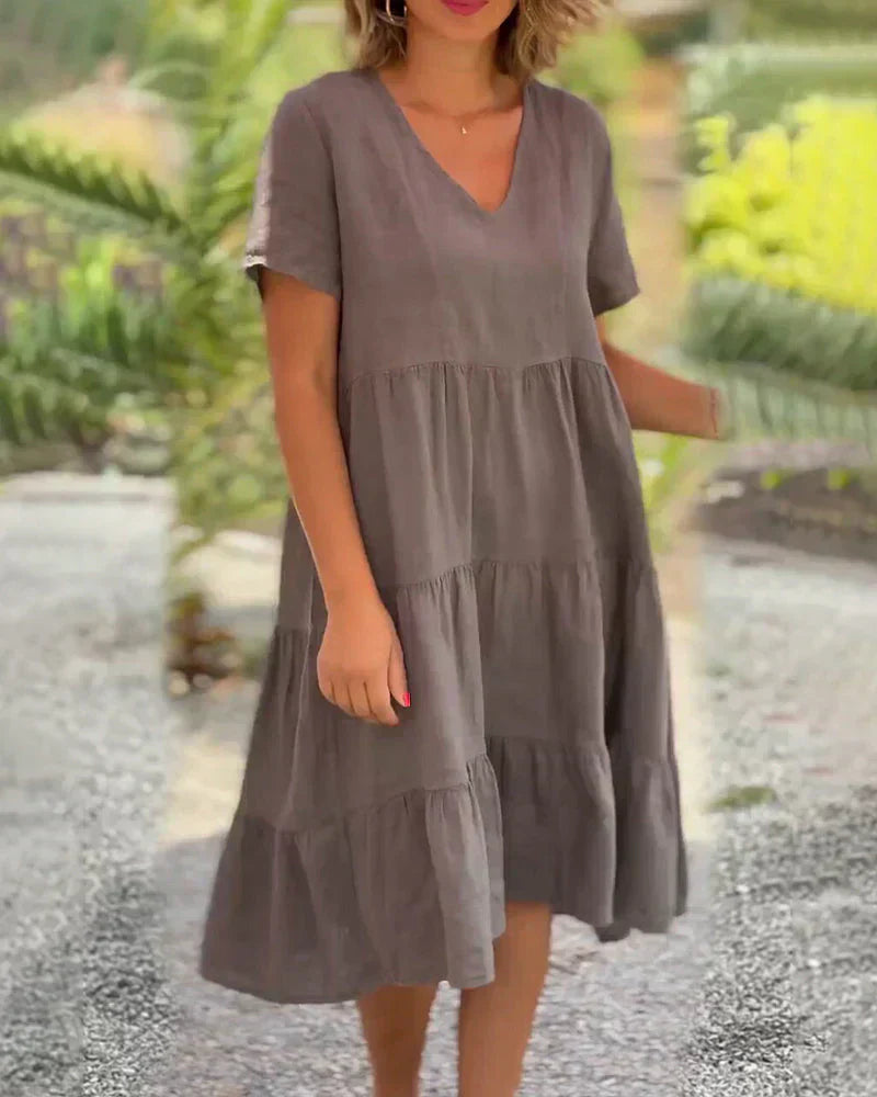 Bexley - Vestido Casual de Verano con Escote en V