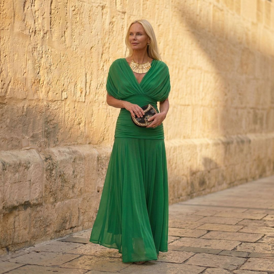 Sienna | Vestido Verde Elegante