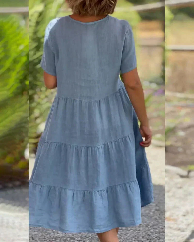 Bexley - Vestido Casual de Verano con Escote en V