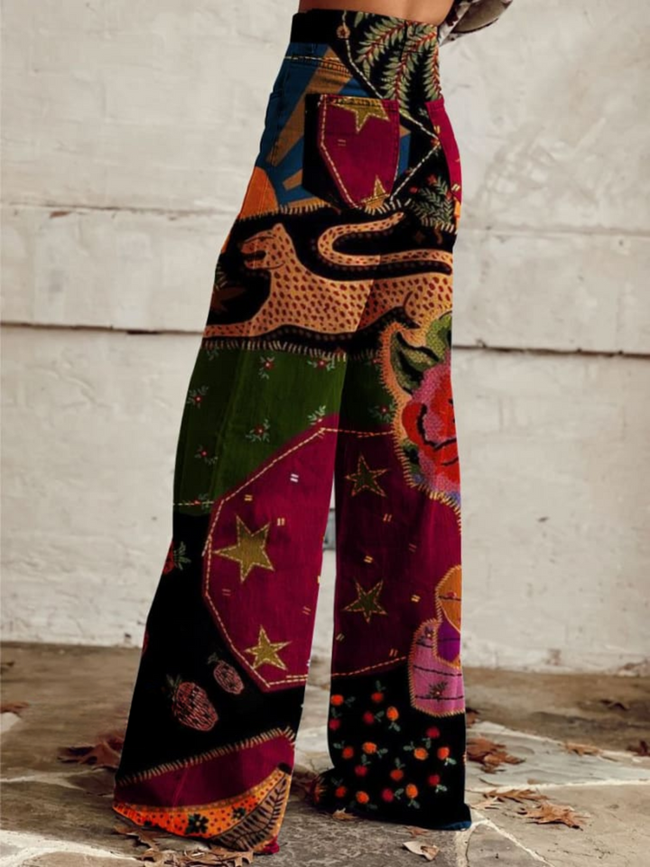 Léna - Pantalones bohemios chic