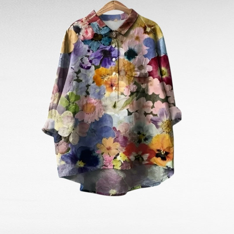 Rosa - Blusa elegante vintage