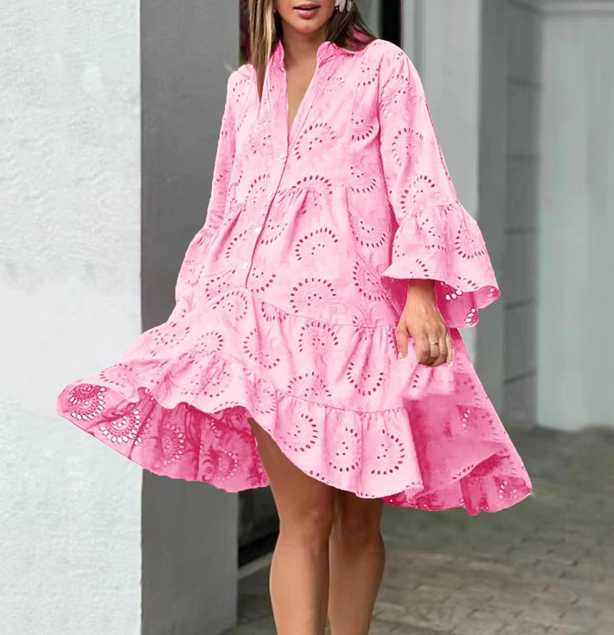 Lydia - Vestido con Ojal