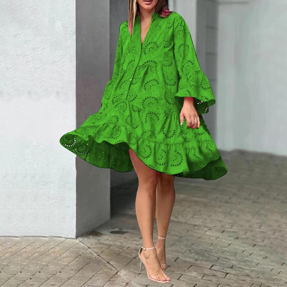 Lydia - Vestido con Ojal