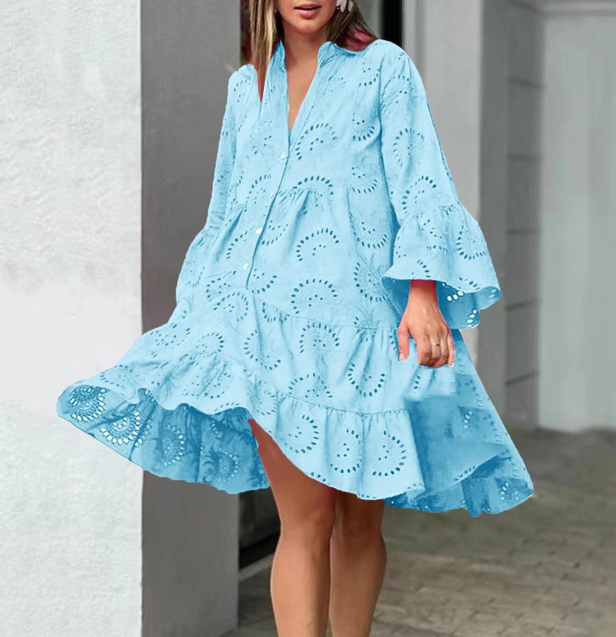 Lydia - Vestido con Ojal