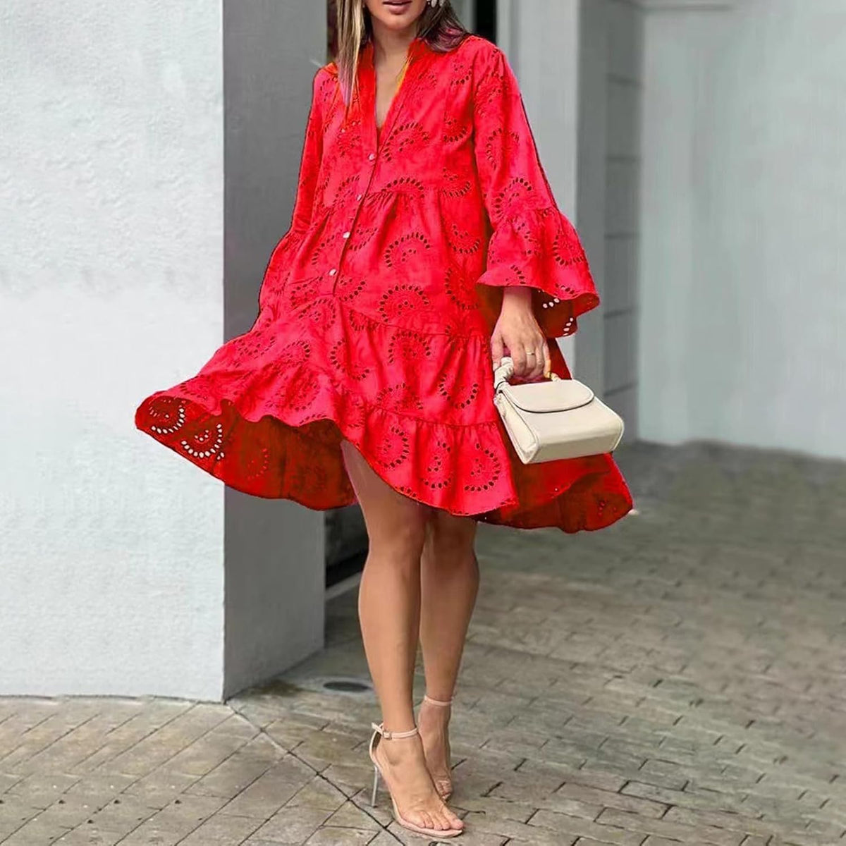 Lydia - Vestido con Ojal