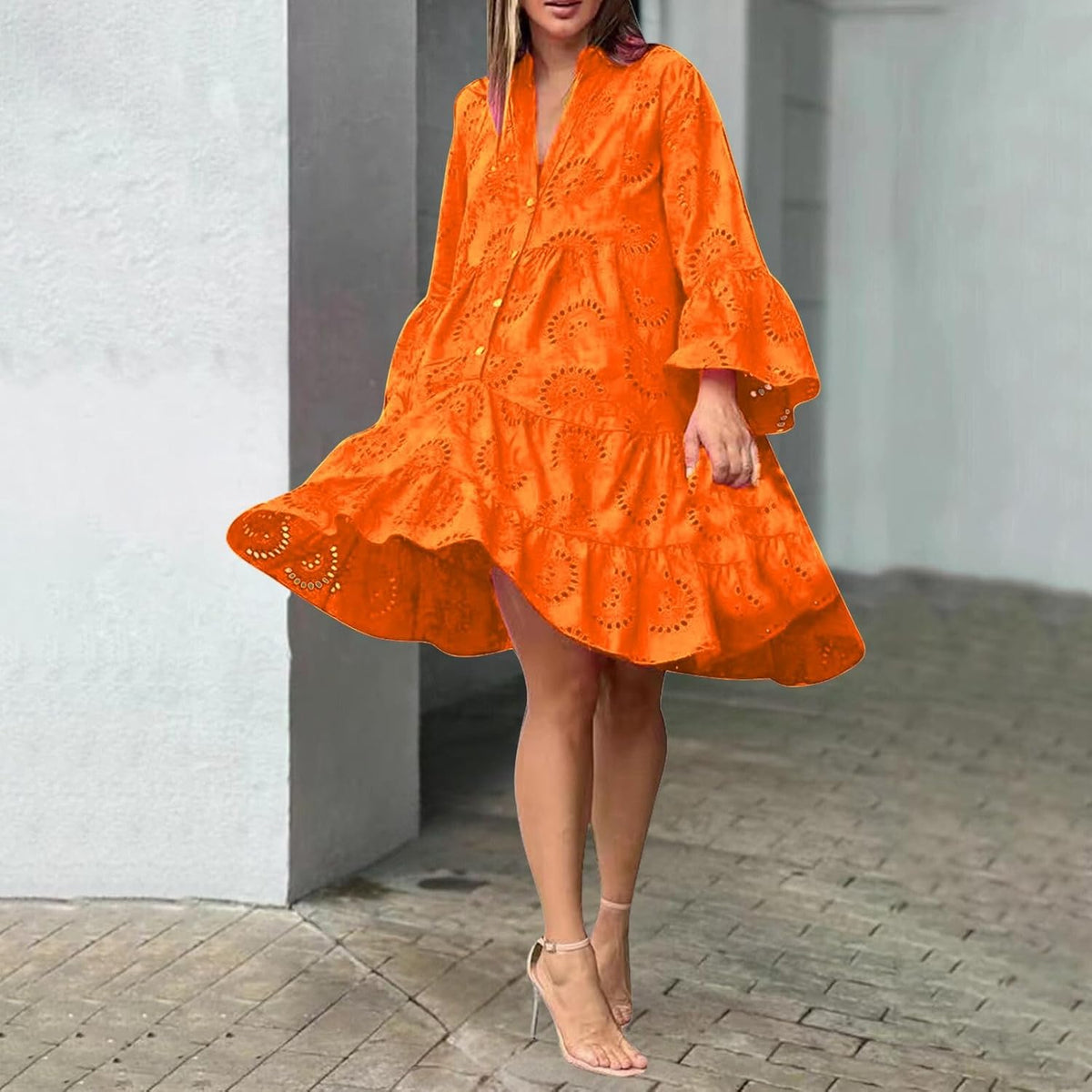 Lydia - Vestido con Ojal
