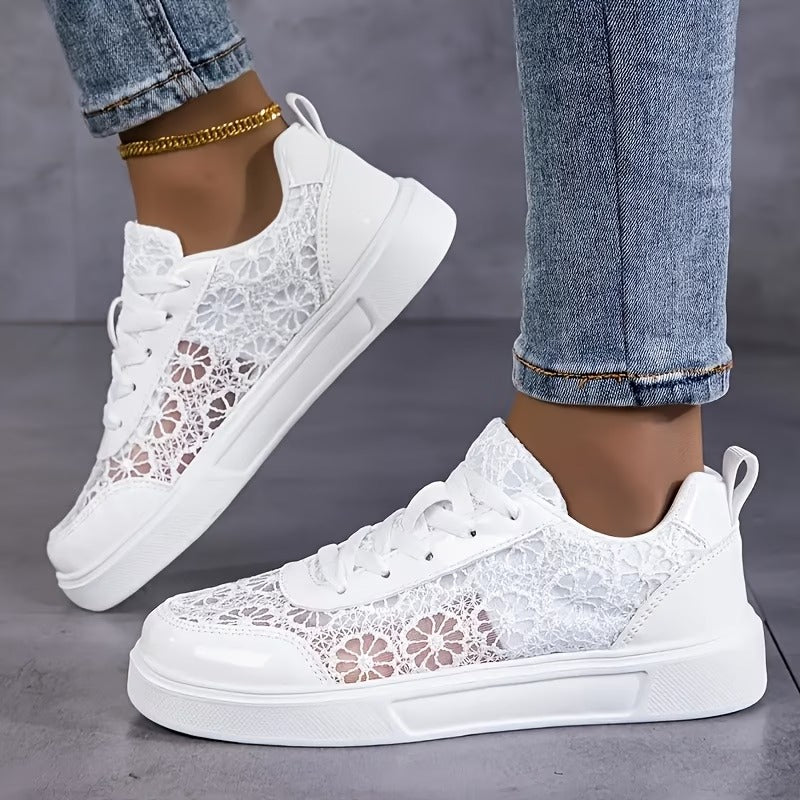 Valentina | Zapatillas de Encaje Floral