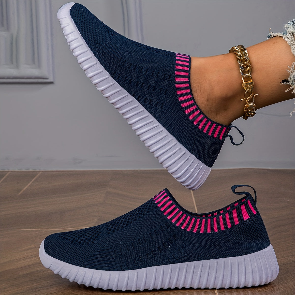 Zapatillas de calcetín ultraligeras antideslizantes