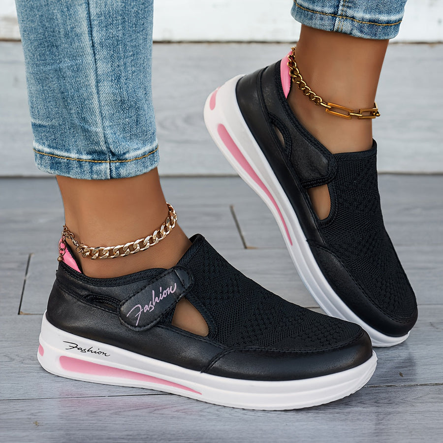 Zapatillas transpirables de fácil puesta con comodidad estable