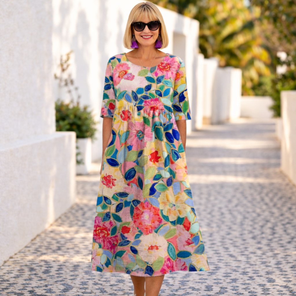 Susan | Vestido floral con aire veraniego