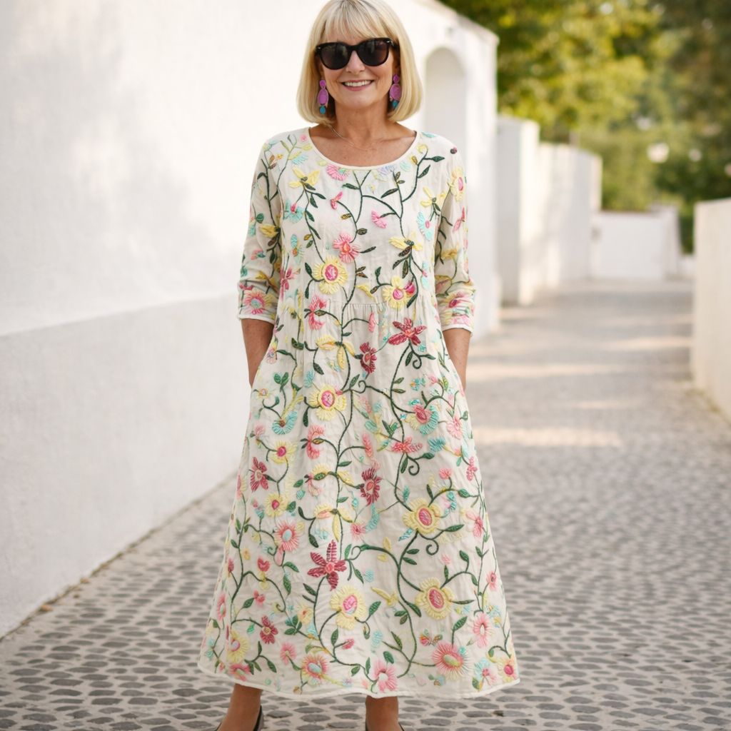 Nelly | Vestido largo - Estampado floral