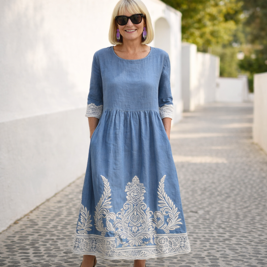Nelly | Vestido largo - Estampado floral