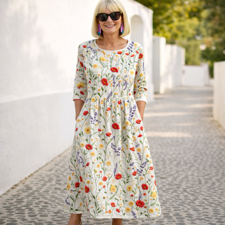 Nelly | Vestido largo - Estampado floral