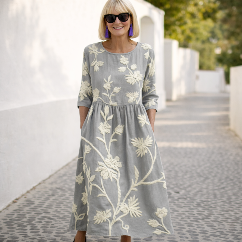 Nelly | Vestido largo - Estampado floral