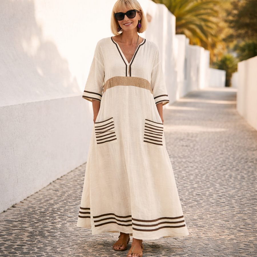 Susan | Vestido largo favorecedor de verano