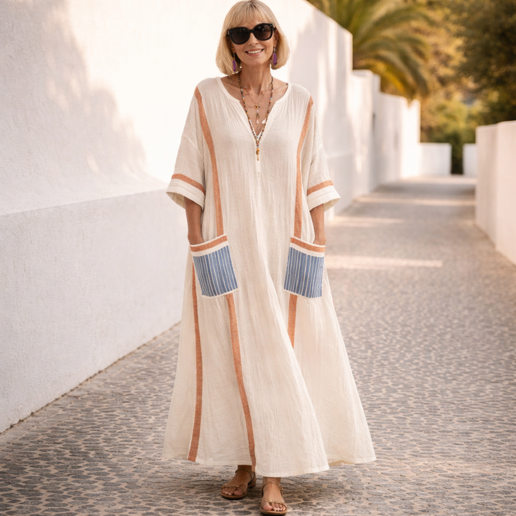 Susan | Vestido largo favorecedor de verano