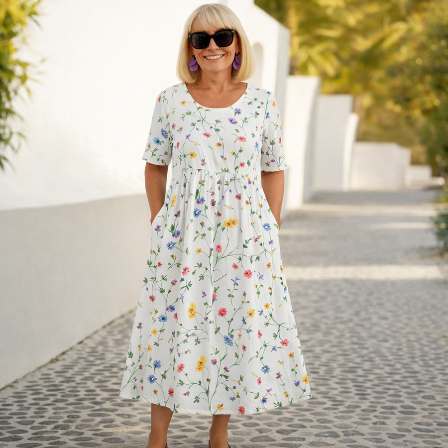 Robin | Vestido midi floral