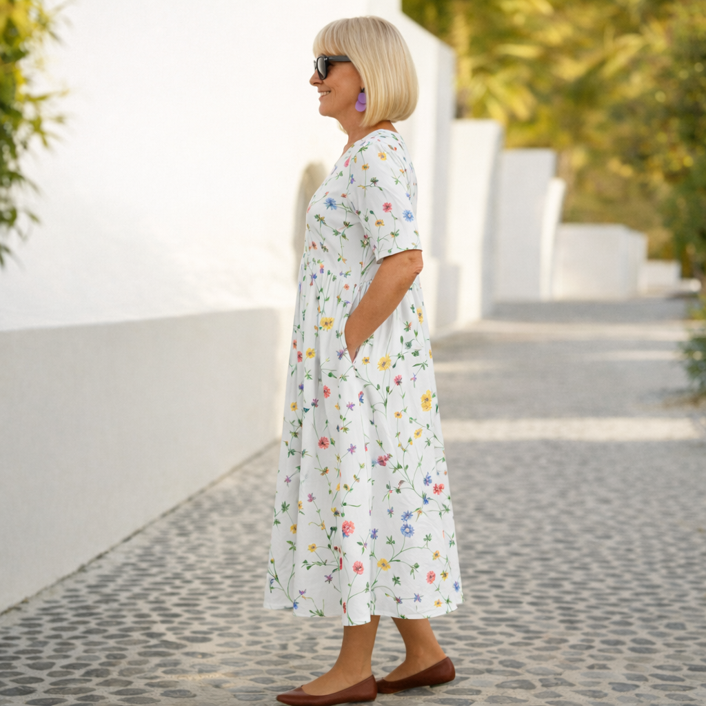 Robin | Vestido midi floral