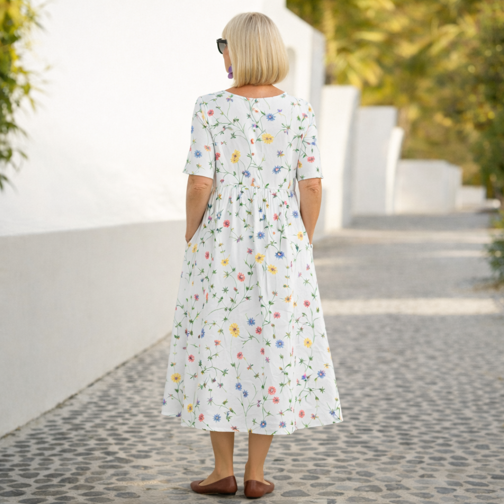Robin | Vestido midi floral