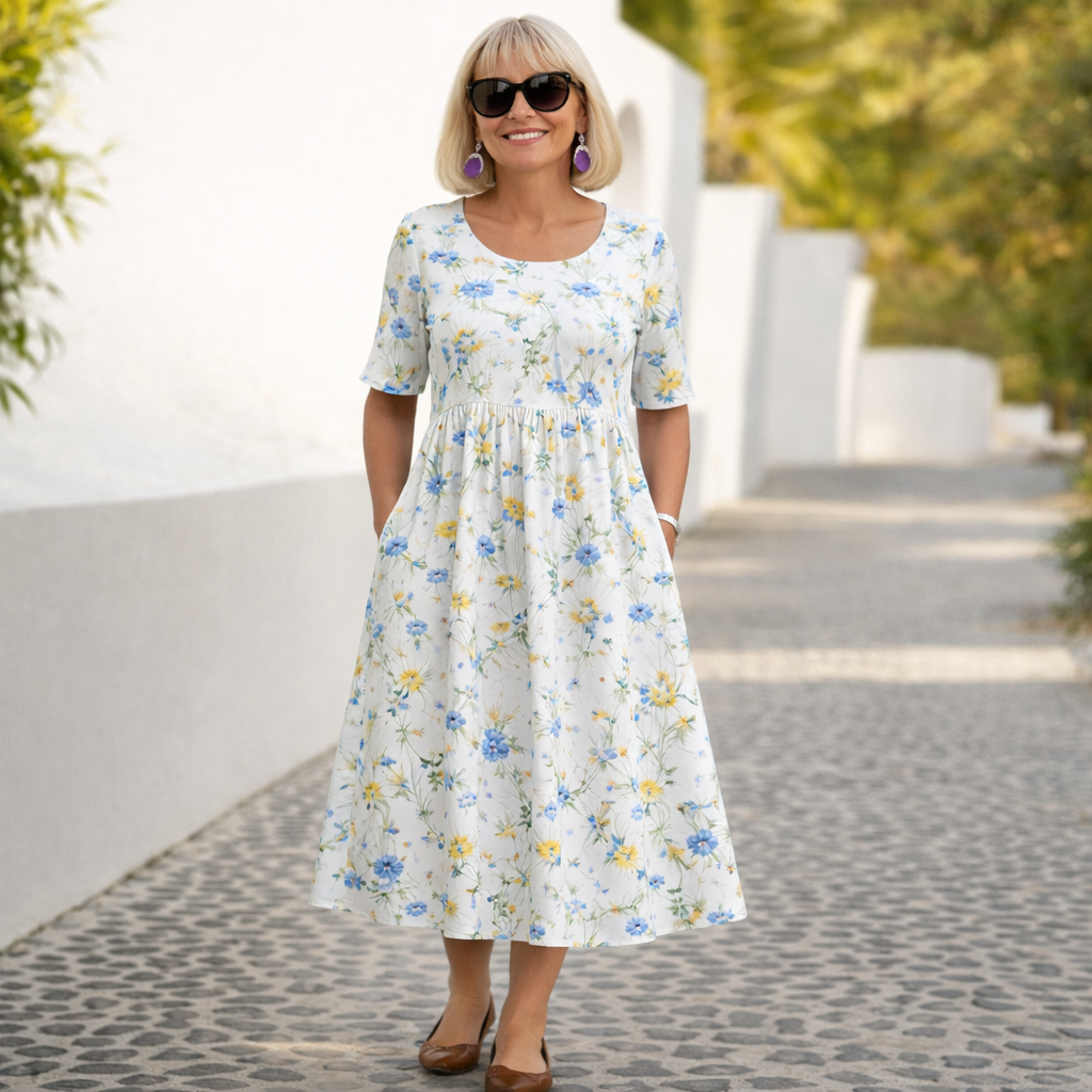 Robin | Vestido midi floral