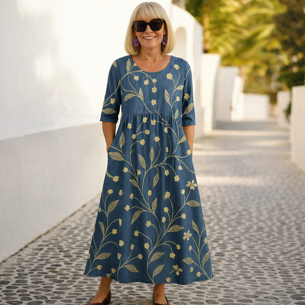 Lily | Vestido midi - Comodidad sin esfuerzo