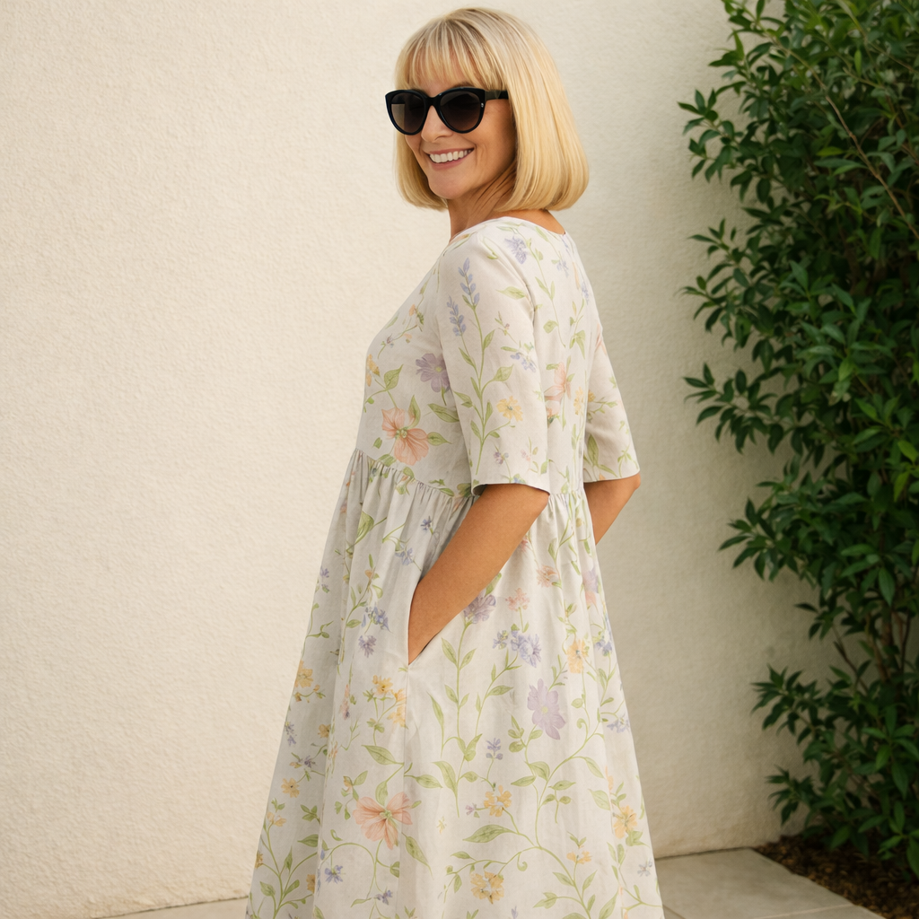 Lily | Vestido midi - Comodidad sin esfuerzo