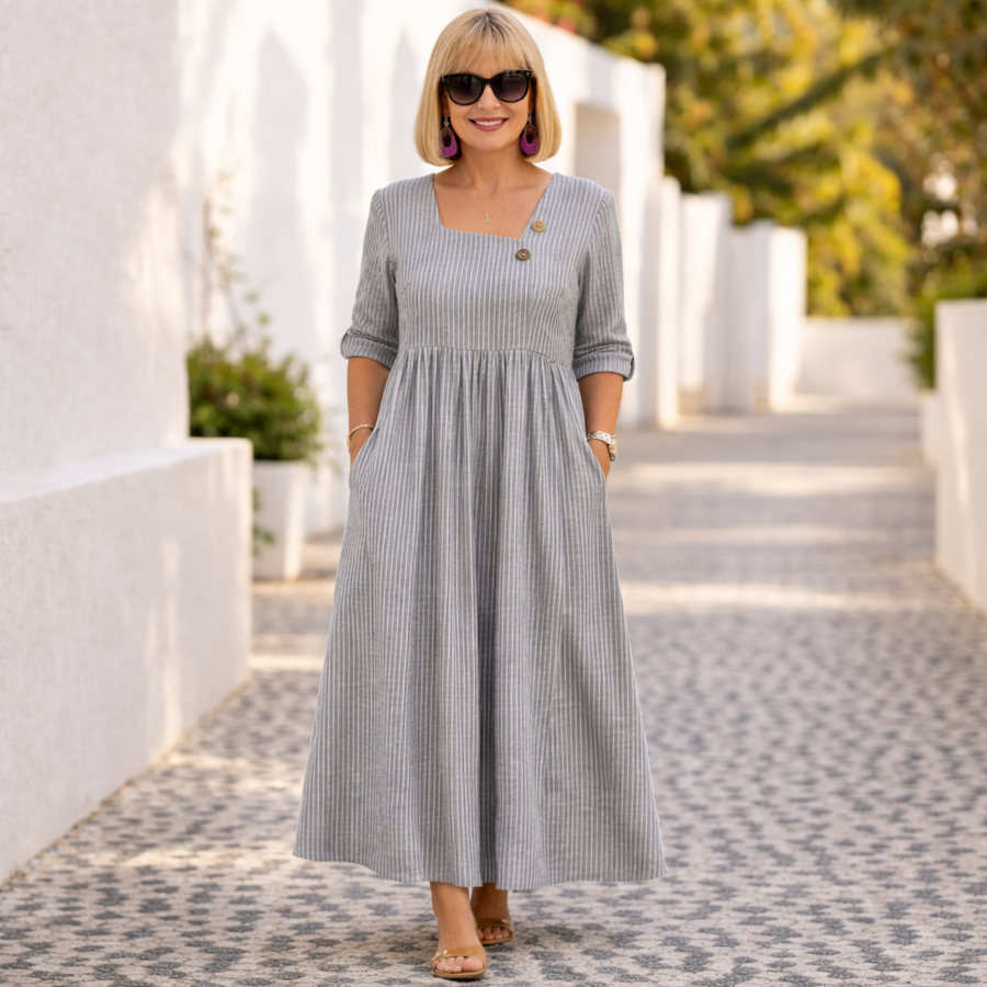 Cleomarie | Vestido midi elegante