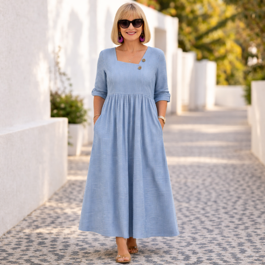 Cleomarie | Vestido midi elegante