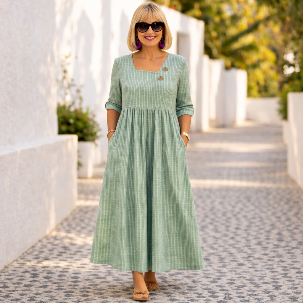 Cleomarie | Vestido midi elegante